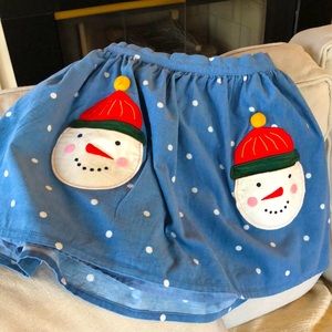 Miniboden winter cord skirt